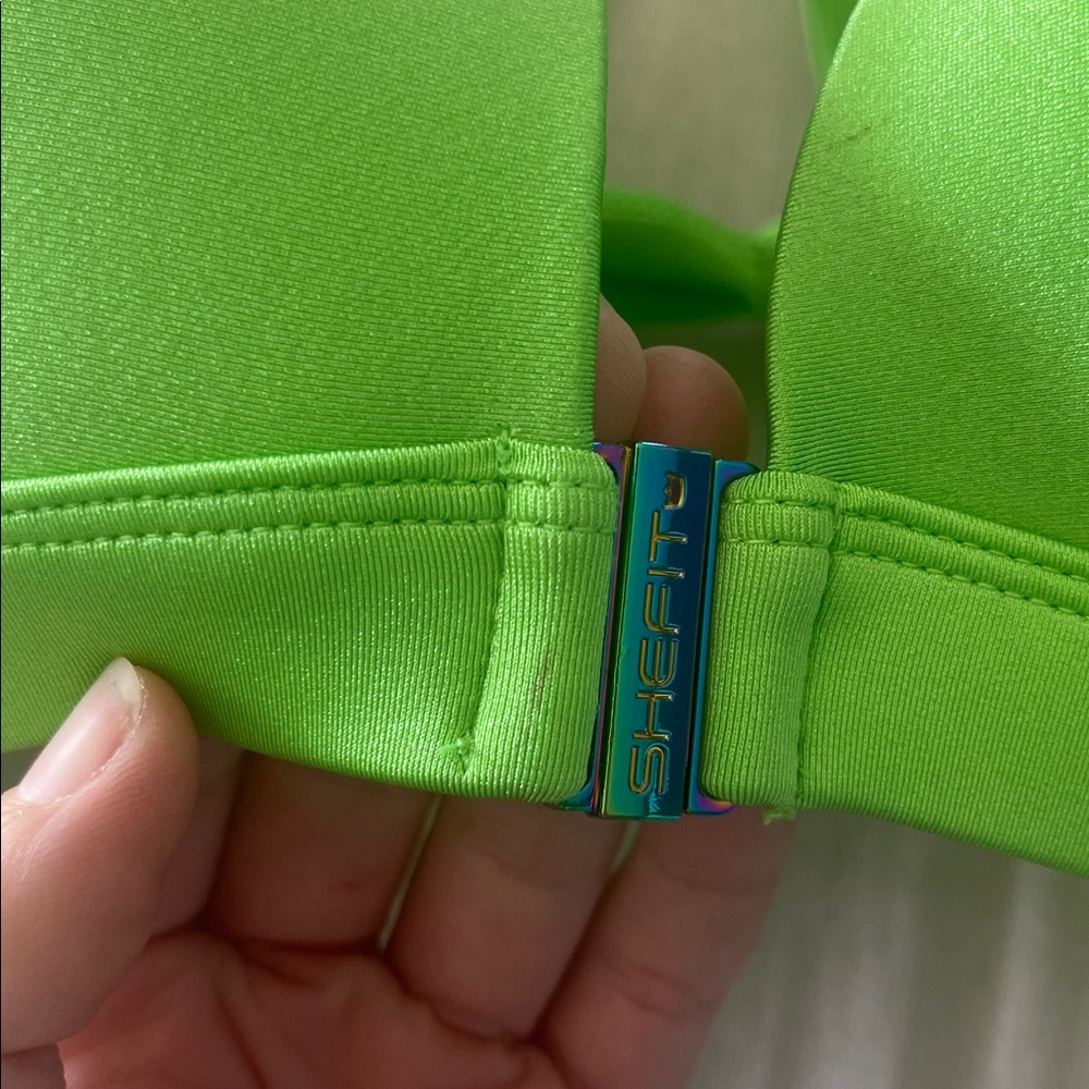 SHEFIT Bright Green Bikini Top - Picture 6 of 8